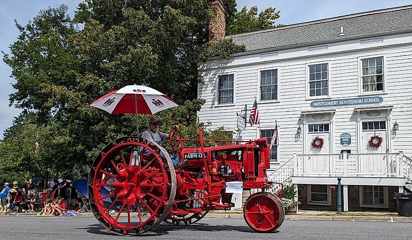 Red Farmall, Montgomery Tractor Parade, Montgomery, New York.