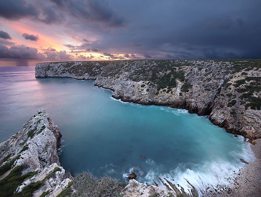 Sagres is the farthers extreme of Europe that one can drive to. Source: Wikimedia/Rui Glória