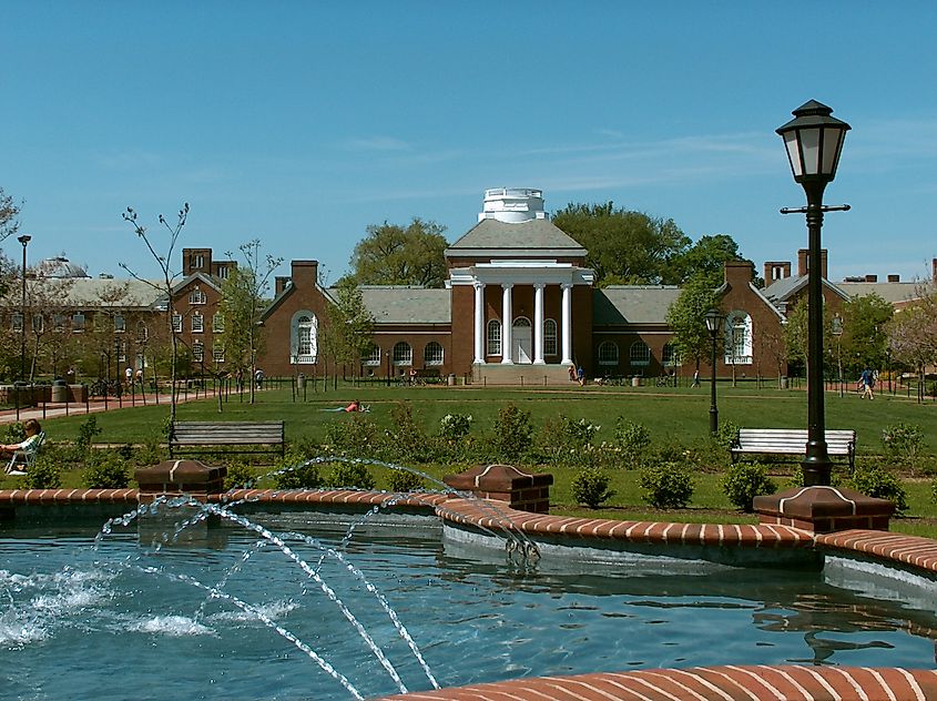 University of Delaware campus in Newark, Delaware 