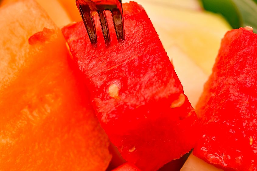 The Watermelon Festival draws 30,000 people to Rush Springs, according to The Oklahoman newspaper.