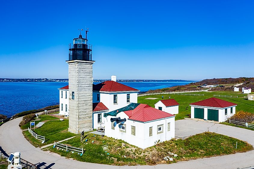 Beavertail Lighthouse in Jamestown.