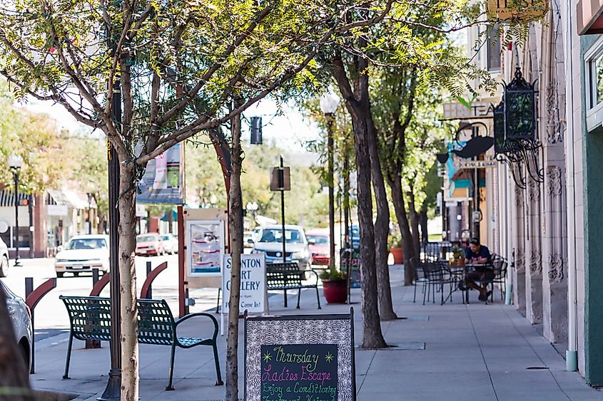 The Main Street in Littleton, Colorado