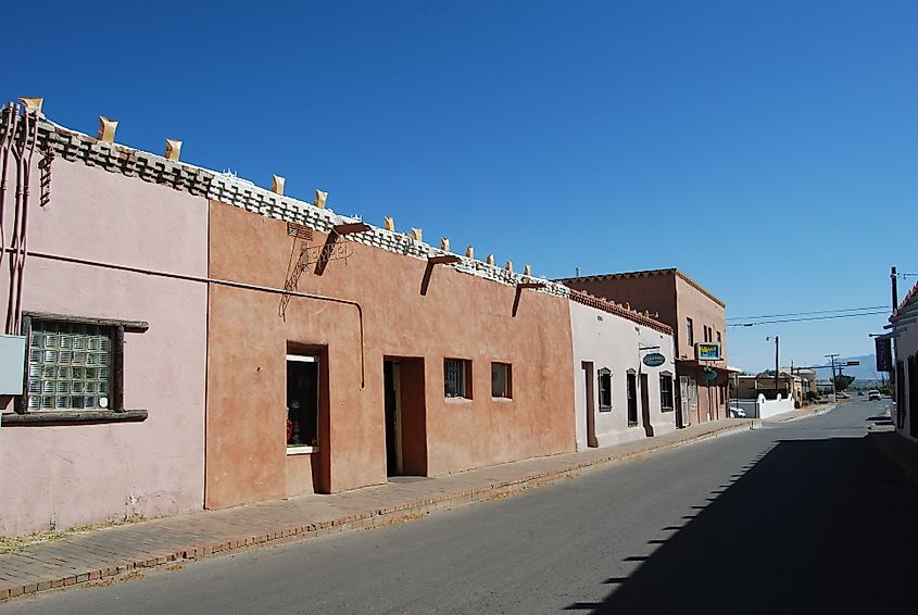 Street scenery in Las Cruces, New Mexico