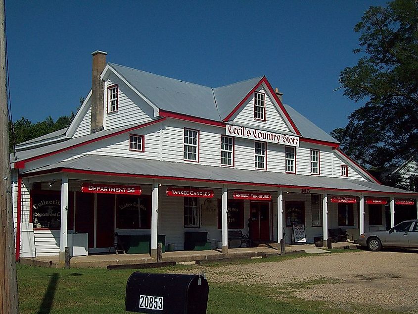 general store, Callaway, Maryland