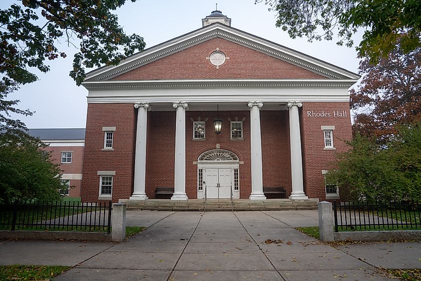 Historic building in Keene, New Hampshire.