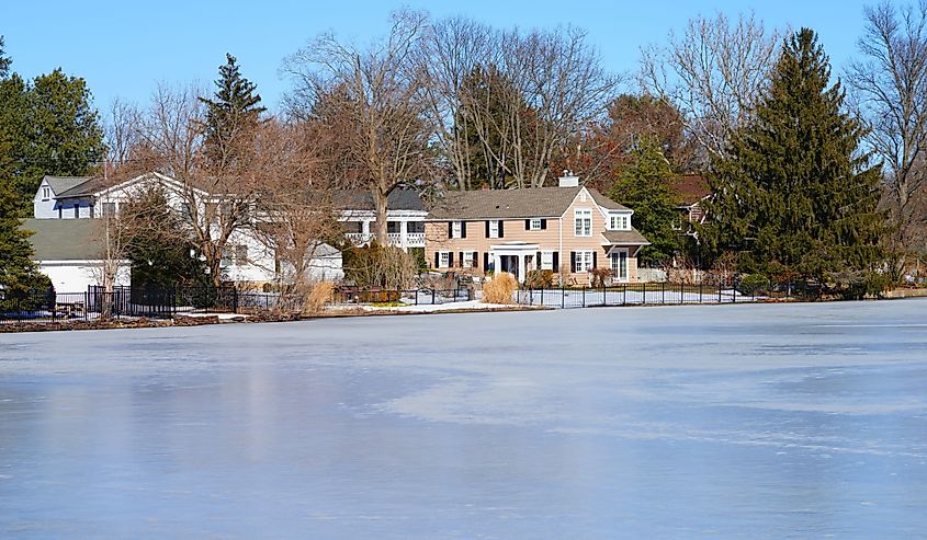 Brainerd Lake in Cranbury, New Jersey, United States.
