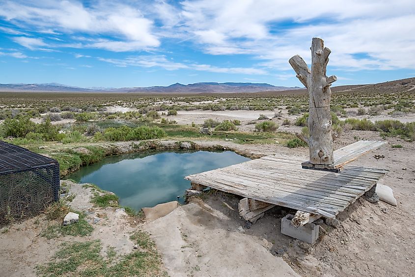 Spencer Hot Springs Main Pool in Nevada.