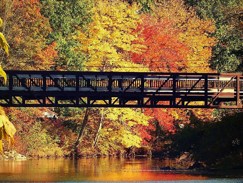 Along the River Trail in Putnam, Connecticut.