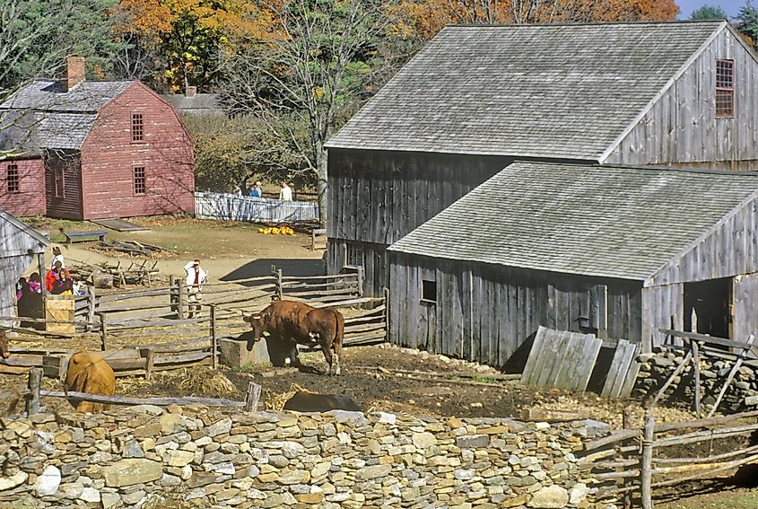 Old Sturbridge Village in Sturbrudge, Massachusetts.