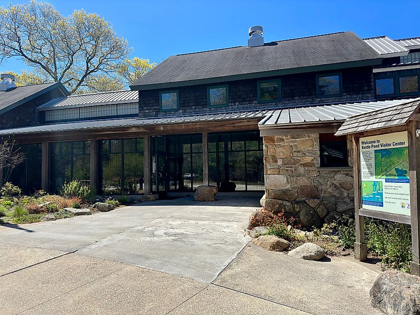 A visitor centre in Charlestown, Rhode Island.