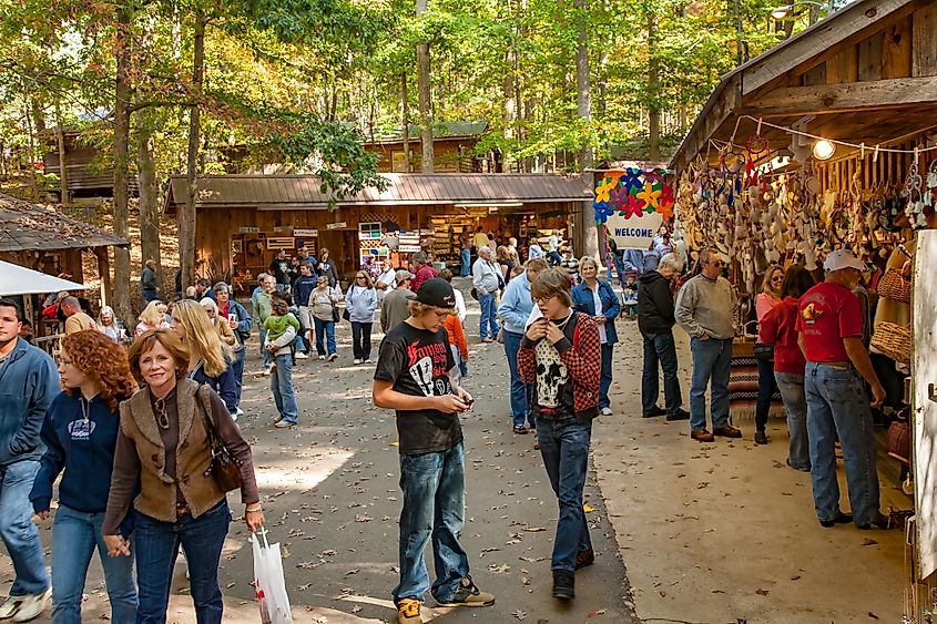 Georgia Mountain Fair in Hiawassee, Georgia.