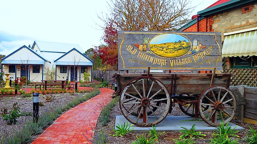 The town of Hahndorf, South Australia