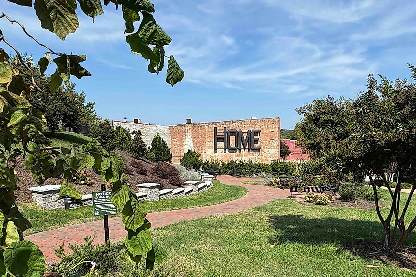 Home sign on Main Street Danville Image credit Bryan Dearsley