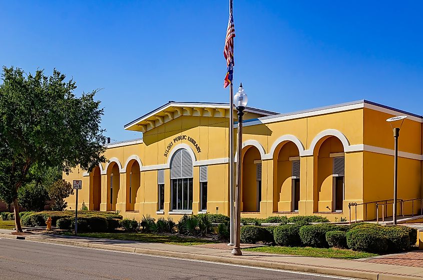 The Biloxi Public Library in Biloxi, Mississippi.