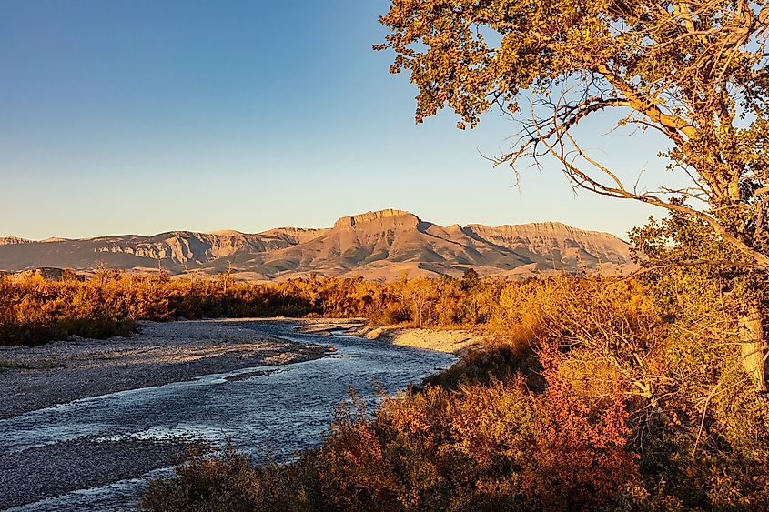 Beautiful landscape near Choteau, Montana