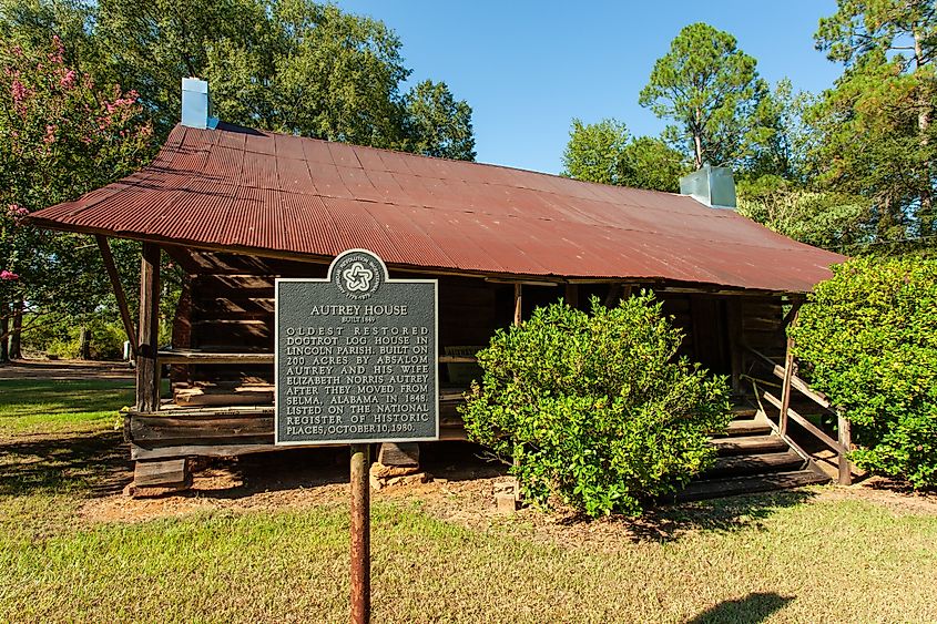 Autrey House in Ruston, Louisiana.