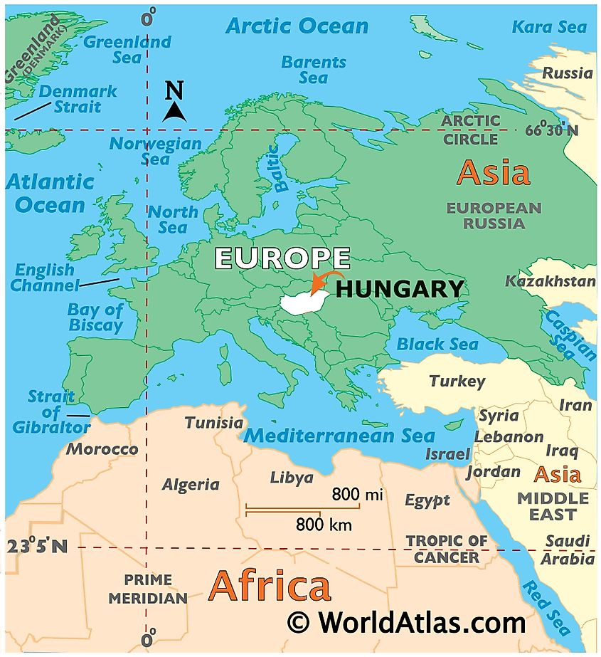 Hungary On European Map Hungary Maps & Facts - World Atlas