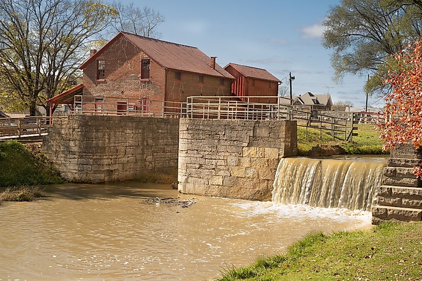 Metamora Grist Mill in Metamora, Indiana.