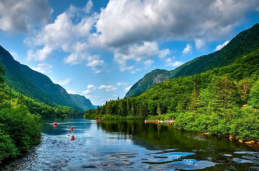 Spectacular nature in Parc National de la Jacques-Cartier.