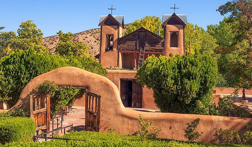 El Santuario de Chimayo in Chimayo, New Mexico.