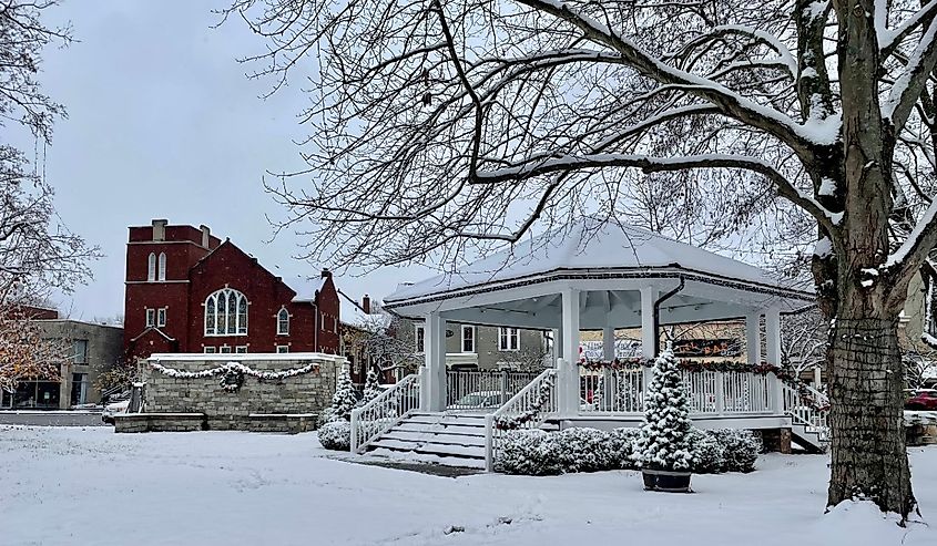 Winter in Corydon, Indiana.