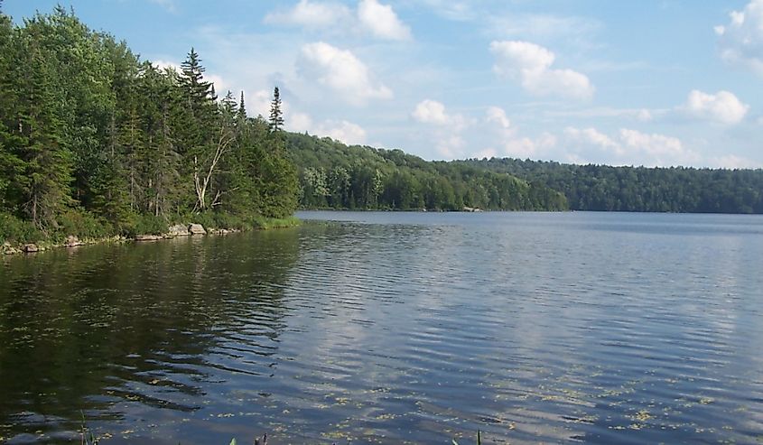 Sand Lake in Town of Arietta in Herkimer County, New York