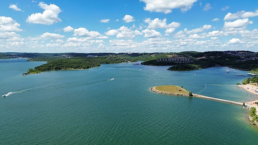 Table Rock Lake near Branson, Missouri