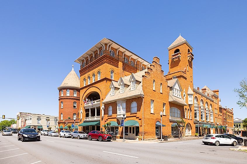 The Americus Historic District in Americus, Georgia.