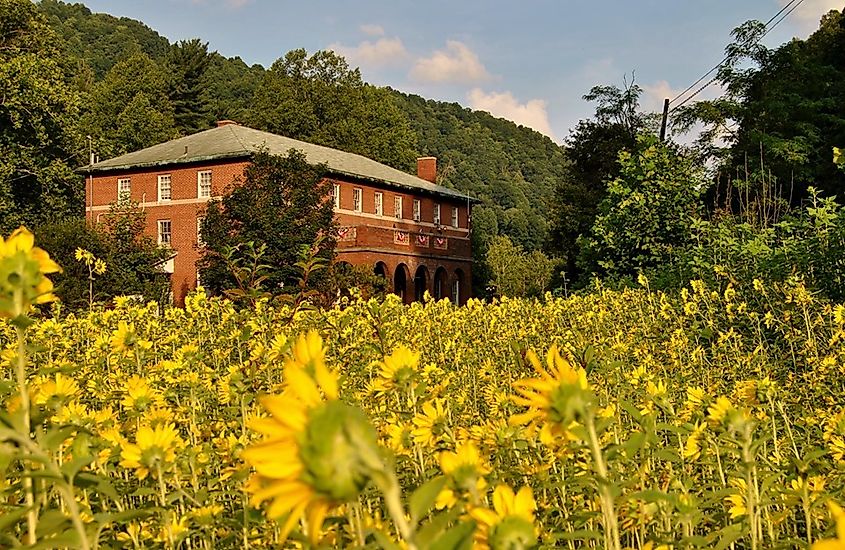 Elkhorn Inn & Theatre along the Coal Heritage Trail in West Virginia.