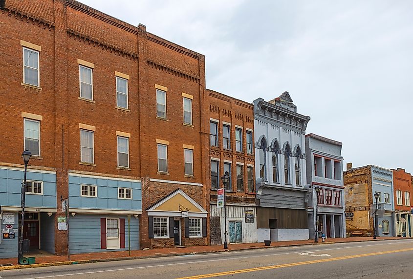 Historical district of Greensville, Tennessee. Editorial credit: Dee Browning / Shutterstock.com