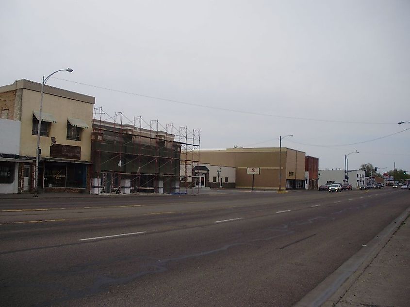 The town of Blackfoot near Atomic City in Idaho.