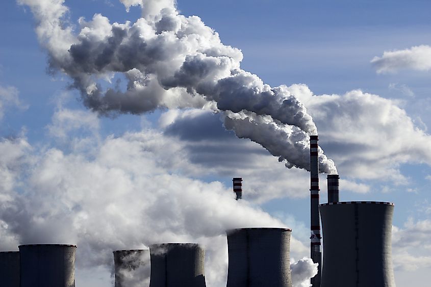 A large coal-fired power station in the United States.