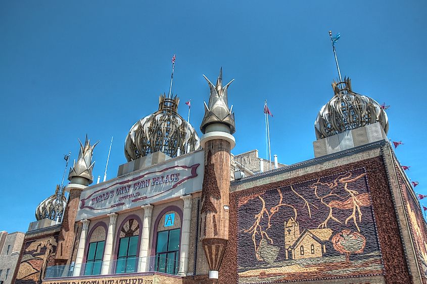 The Corn Palace of Mitchell, South Dakota.