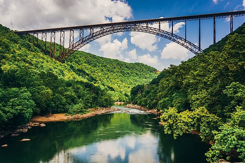 New River Gorge bridge in West Virginia