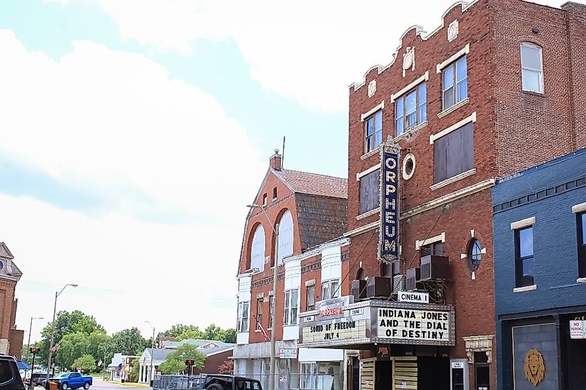 Theatre in downtown Kearney, Nebraska.