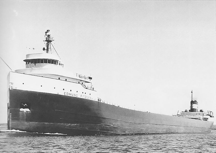 SS Edmund Fitzgerald under way.