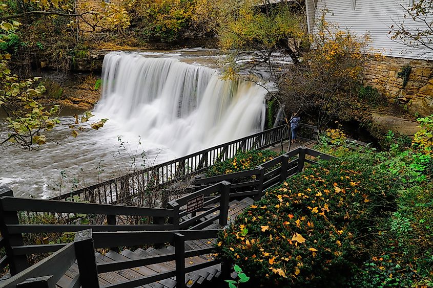 Chagrin Falls in Ohio.