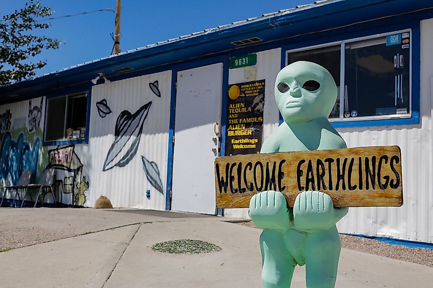 The Little A’Le’Inn is a restaurant and motel near the entrance of Area 51.