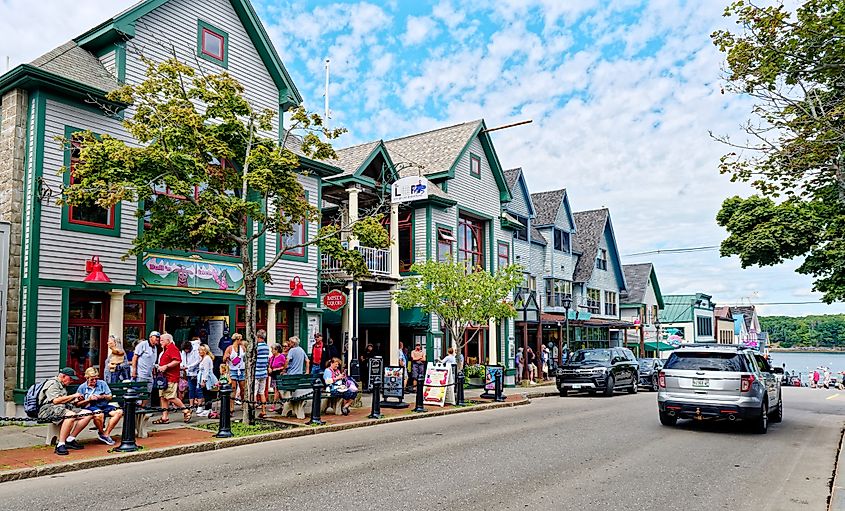 Bar Harbor, on the coast of Maine, has a population of only 5,000 but cruise ships bring in 250,000 tourists a year for whale watching and boating.