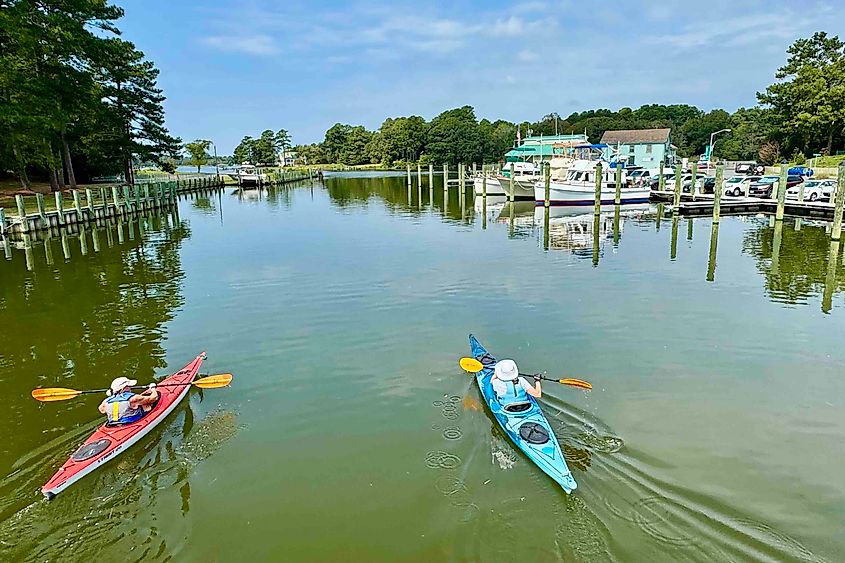 Onancock's Natural harbor Image credit Bryan Dearsley