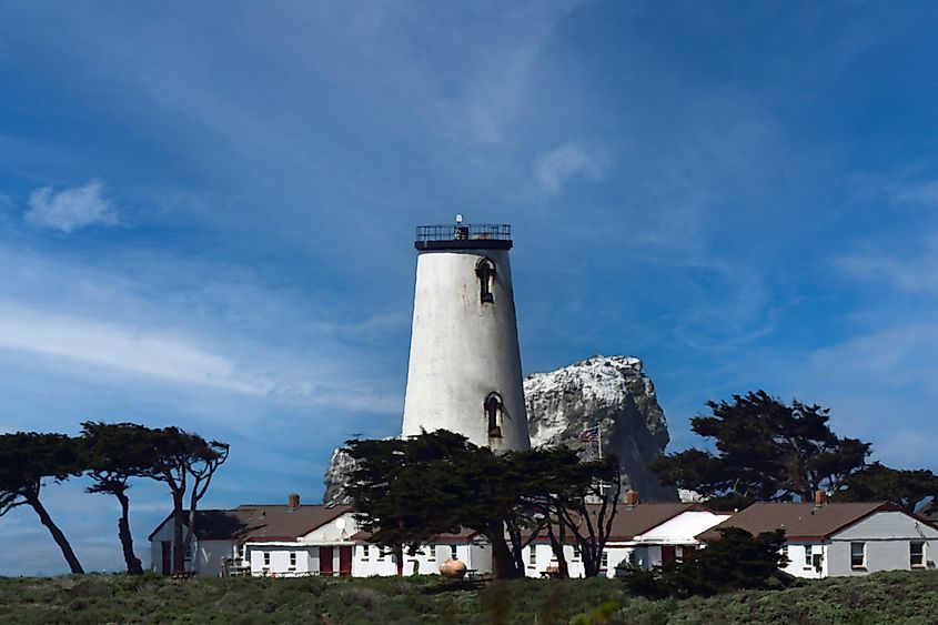Piedras Blancas Lighthouse near San Simeon, California