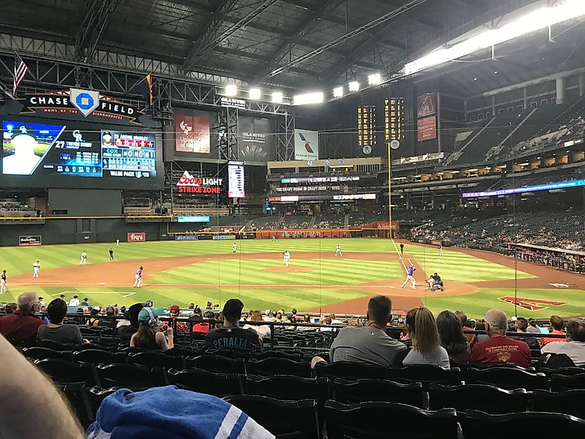 Chase Field. Editorial credit: Rebekah Zemansky / Shutterstock.com