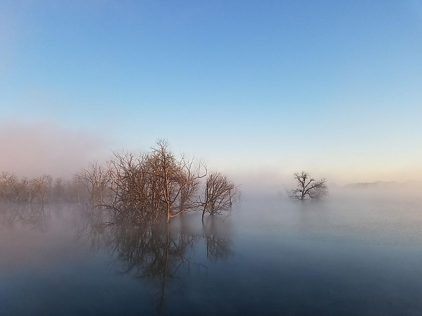 Lake Wanahoo at Wahoo Nebraska.