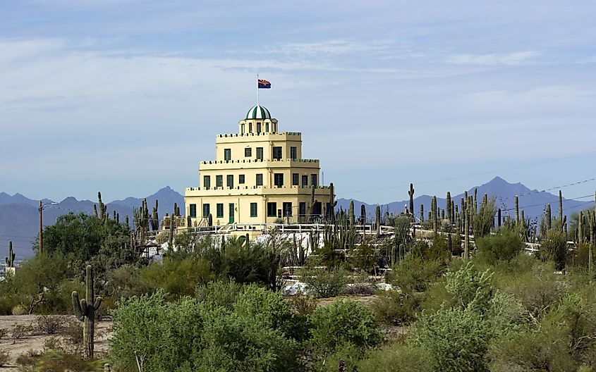 The Tovrea Castle in Phoenix, Arizona.