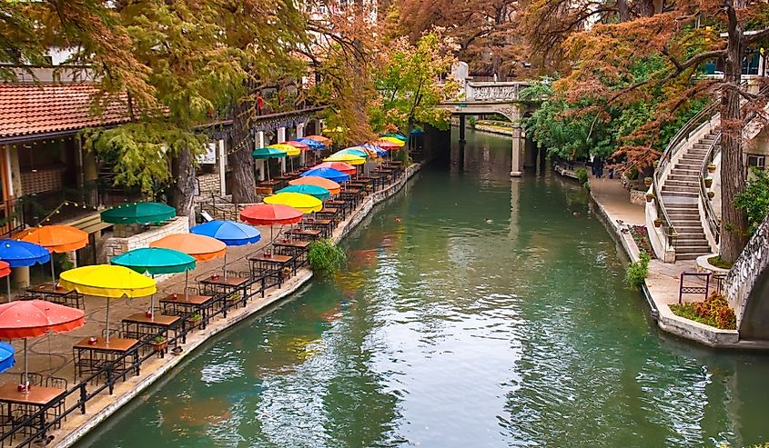 River Walk in San Antonio, Texas.