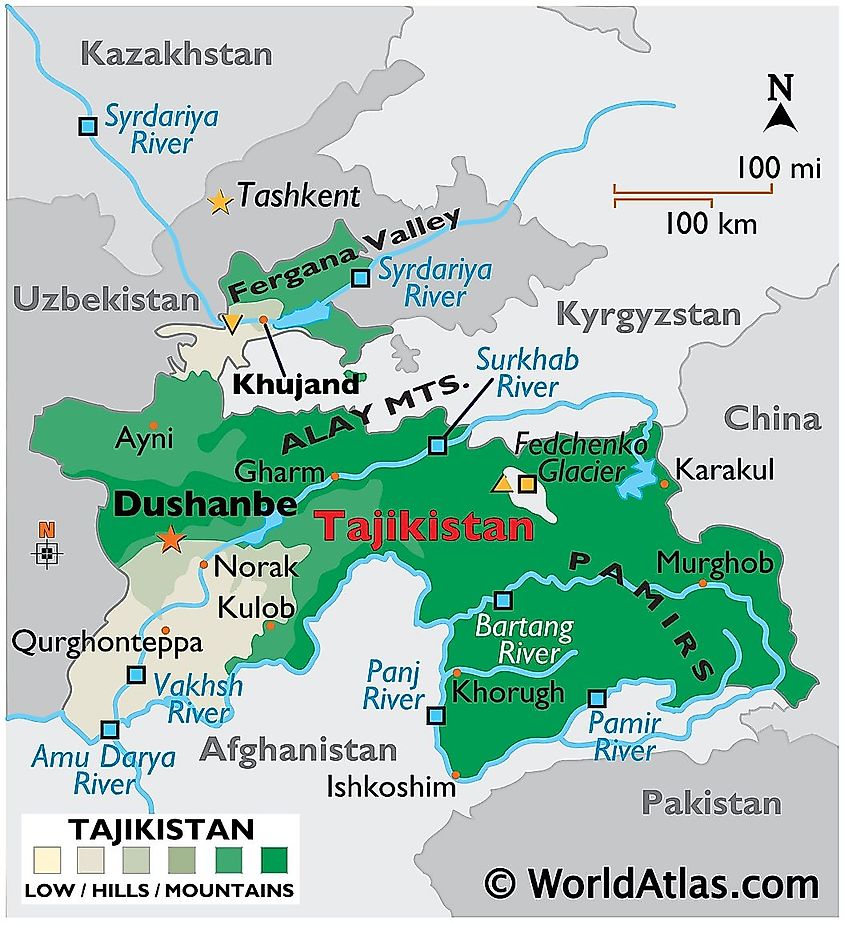 The Pamir Mountains WorldAtlas   Tajikistan 