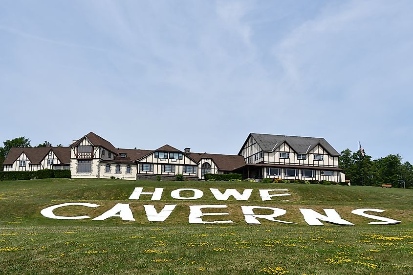 Howes Cave, New York: Howe Caverns, the second most visited natural attraction in New York State. Image Credit Ritu Manoj Jethani via Shutterstock.