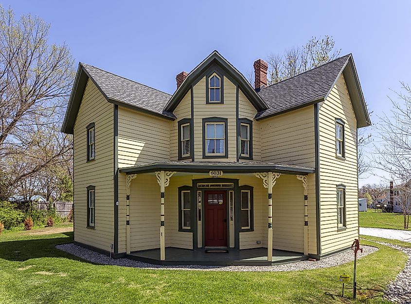 The Lee House, Tilghman Watermen's Museum, Tilghman Island, Maryland, USA.