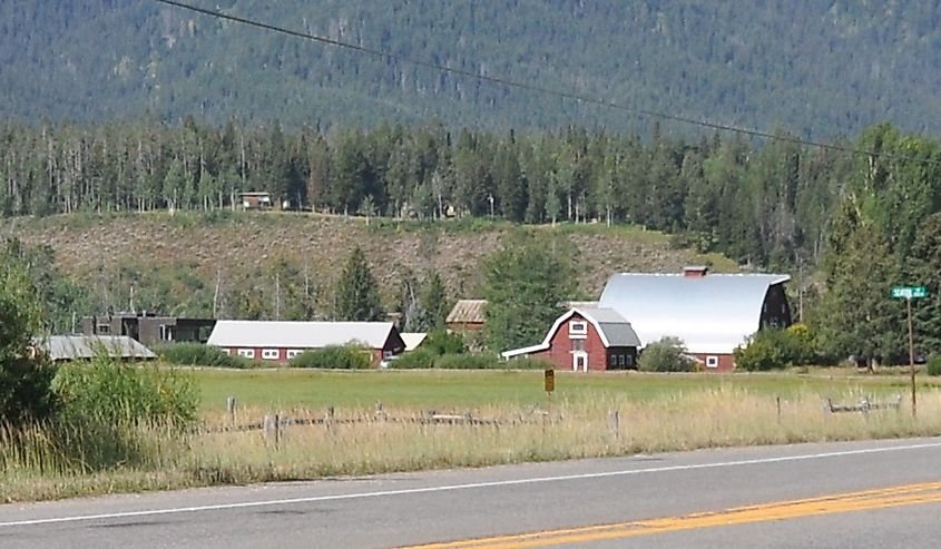 Hardeman Barns, Wilson, Wyoming. Now home to the Teton Raptor Center.