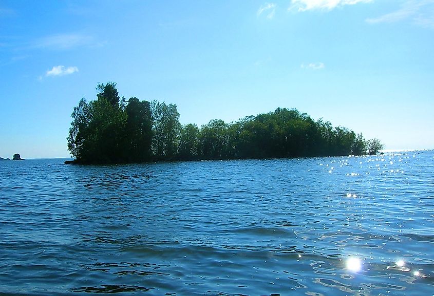 Tiny island in Lac La Ronge.